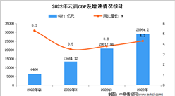 2022年云南经济运行情况分析：GDP同比增长4.3%（图）