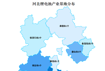 2023年河北锂电池产业布局分析：沧州基地数量最多（图）