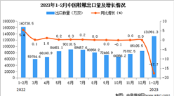 2023年1-2月中國鞋靴出口數據統計分析：出口量同比下降17.7%