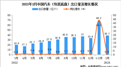 2023年3月中國汽車出口數據統計分析：累計出口額增長顯著