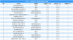 【产业投资情报】2023年一季度贵州工业土地投资50强企业总投资近26亿