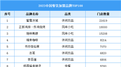 2023年中国餐饮加盟品牌TOP100（附榜单）