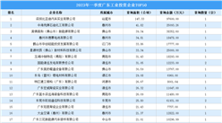 【工業投資盤點】2023年一季度廣東省工業土地投資TOP50企業總投資超84億