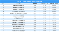 投资企业盘点 | 2023年上半年湖南制造业投资企业50强名单汇总（图）