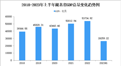 2023年上半年湖北省经济运行情况分析：GDP同比增长5.6%（图）