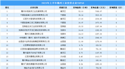 【工业投资盘点】2023年上半年赣州工业投资TOP50企业涉地面积超399公顷