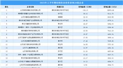产业投资动态 | 2023年上半年潍坊制造业50强企业汇总（图）