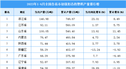 2023年上半年全國各省市初級(jí)形態(tài)的塑料產(chǎn)量排行榜