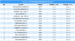 【招商引资成绩分享】2023年上半年四川制造业土地投资TOP50企业盘点