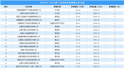 投资情报 · 合肥篇 | 2023年1-9月合肥这50家企业工业土地投资规模最大