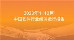 2023年10月中国软件行业经济运行报告（附全文）