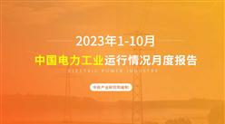 2023年1-10月中國電力工業運行情況月度報告（附完整版）