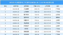 2023年中国消费电子零部件及组装行业上市企业市值排行榜（附榜单）