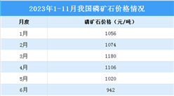2023年11月中國磷化工產業運行情況：磷酸市場行情走弱（圖）