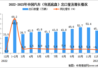 2023年12月中国汽车出口数据统计分析：累计出口量增长显著
