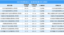 抓项目扩投资 2023年度黑龙江工业投资TOP10项目总投资近3亿