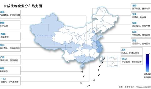 2024年中国合成生物市场规模及企业分布情况预测分析（图）
