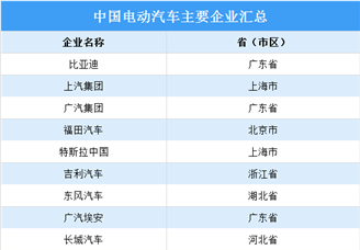 2024年中国电动汽车市场现状及主要企业预测分析（图）