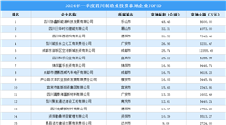 【招商引資成績分享】2024年一季度四川制造業土地投資TOP50企業盤點