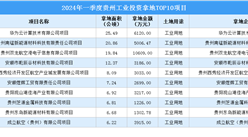 【项目投资跟踪】2024年一季度贵州工业投资TOP10项目盘点