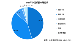 2024年中國磷肥產量預測及細分市場占比分析（圖）