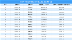 2023年中国医疗研发外包行业上市公司业绩排行榜（附榜单）