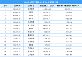 2023年中国数字媒体行业上市公司业绩排行榜（附榜单）
