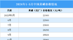 2024年1-5月中国磷化工产业运行情况：磷矿石市场价格上涨（图）