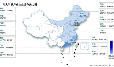 2024年中国无人驾驶市场规模及重点企业区域分布情况预测分析（图）