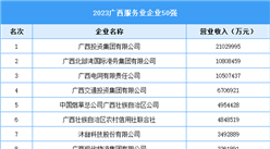 2023廣西服務(wù)業(yè)企業(yè)50強(qiáng)（附榜單）
