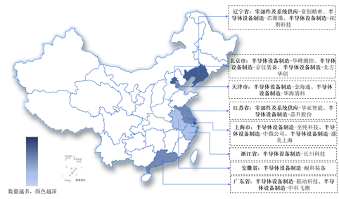 2024中国半导体设备上市企业全方位对比分析（企业分布、经营情况、业务布局等）