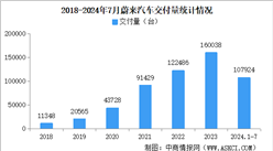 2024年7月蔚來汽車交付量情況：連續(xù)三個(gè)月交付超2萬臺（圖）