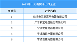 2023年十大电熨斗出口企业（附榜单）