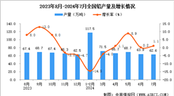 2024年7月全国铅产量数据统计分析