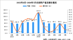 2024年7月全国锌产量数据统计分析