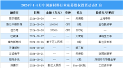 2024年1-8月中国新材料行业私募股权投资盘点（附投融资事件汇总）