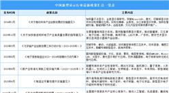 2024年中國(guó)新型顯示行業(yè)最新政策匯總一覽（表）