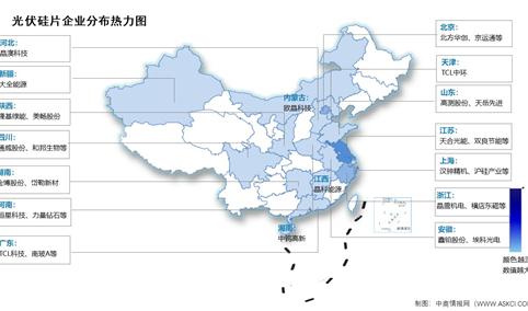 2024年中国光伏硅片产能及区域分布情况预测分析（图）