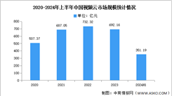 2024年上半年中国视频云市场规模及结构分析（图）