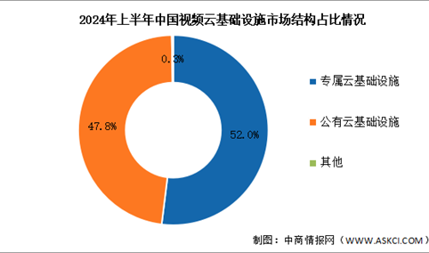 2024年上半年中国视频云基础设施市场规模及市场结构分析（图）