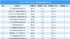 【投資聚焦】2024年1-9月江門(mén)市土地投資50強(qiáng)企業(yè)投資總金額超過(guò)10億（圖）