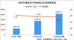 2024年前三季度湖北經(jīng)濟(jì)運(yùn)行情況分析：GDP同比增長5.7%（圖）