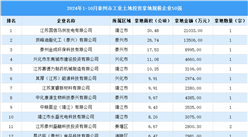 【產(chǎn)業(yè)投資情報】2024年1-10月份泰州市工業(yè)土地投資50強企業(yè)總投資超10億