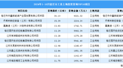 【項目投資跟蹤】2024年1-10月宿遷市工業(yè)土地投資TOP10項目盤點