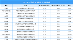 2024年11月6日全国各地最新大米价格行情走势分析