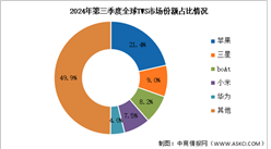 2024年第三季度全球TWS耳机出货量及竞争格局分析：苹果保持第一（图）