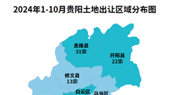 2024年1-10月贵阳土地出让及上市公司分析（图）