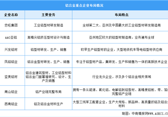 2024年中国铝合金产量及重点企业预测分析（图）