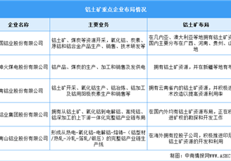 2024年中国铝土矿产量及重点企业预测分析（图）