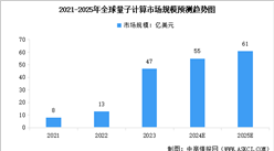 2025年全球量子计算市场规模预测及重点企业布局分析（图）